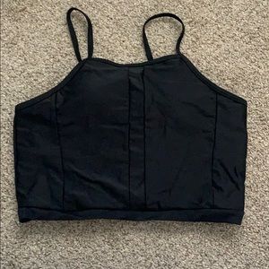 Black SHEIN tankini top